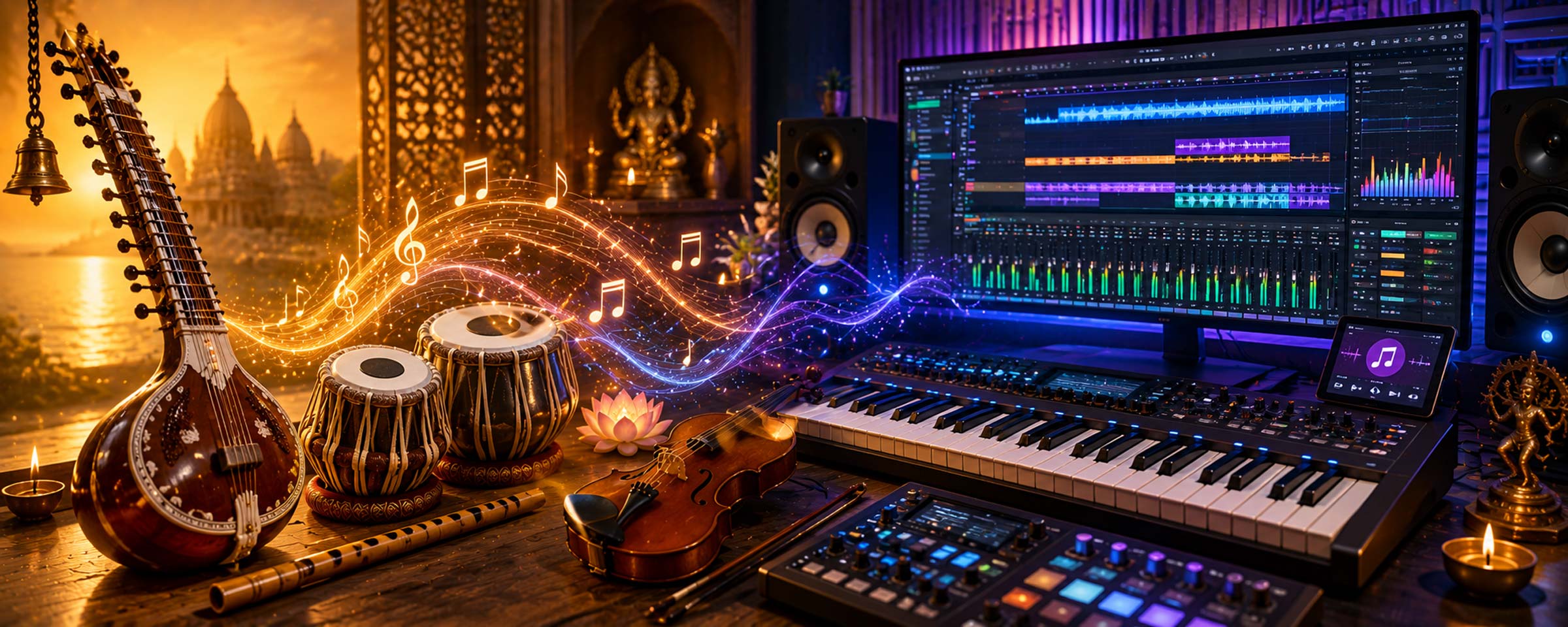 Digital Instrumental Music Compositions by Jayaram V